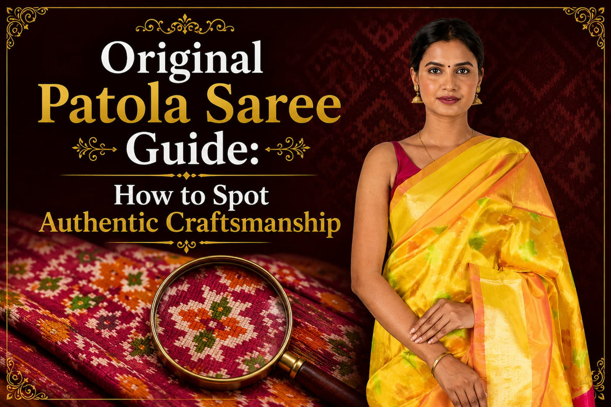 Original Patola Saree Guide: How to Spot Authentic Craftsmanship