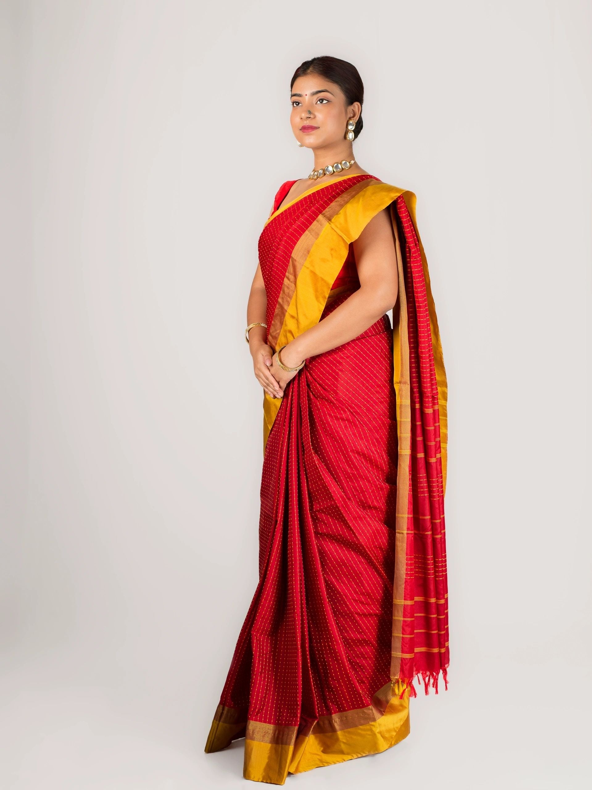 Mukh Ambika Silk Saree