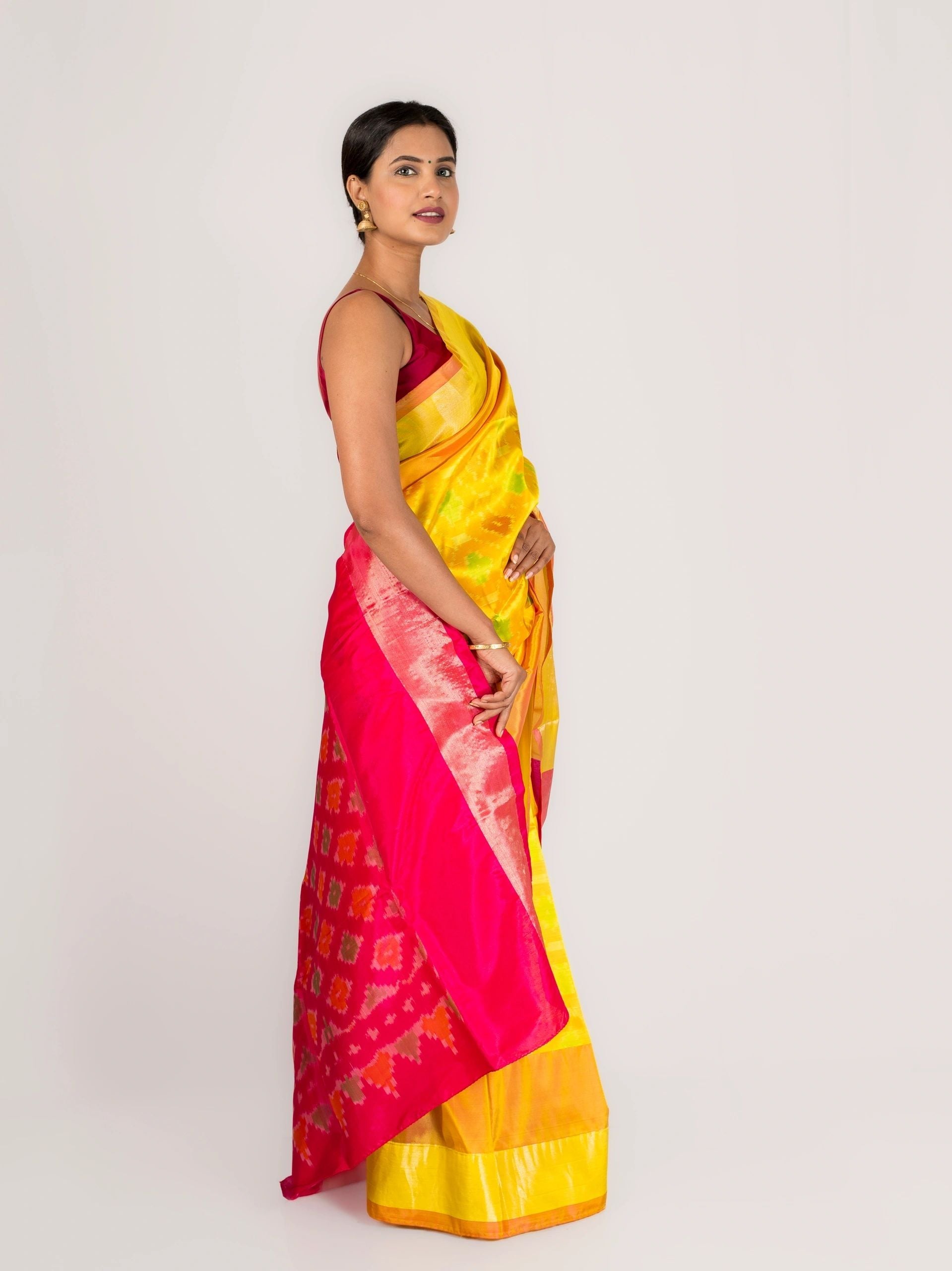 Surya Gulab Patola Silk Saree