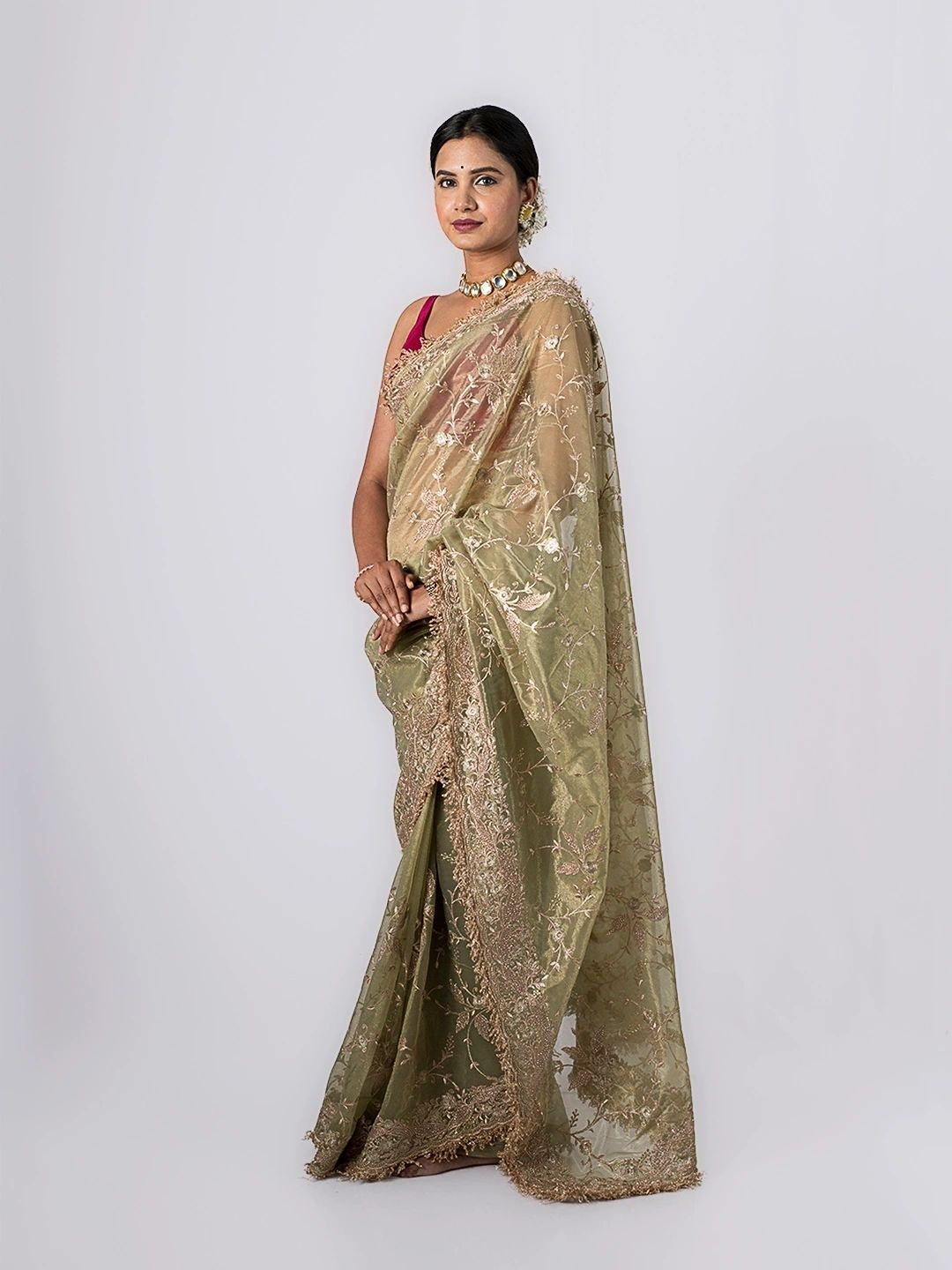 Harini Maharani Tissue Silk Saree