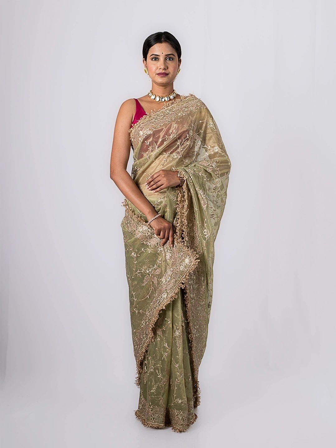 Harini Maharani Tissue Silk Saree