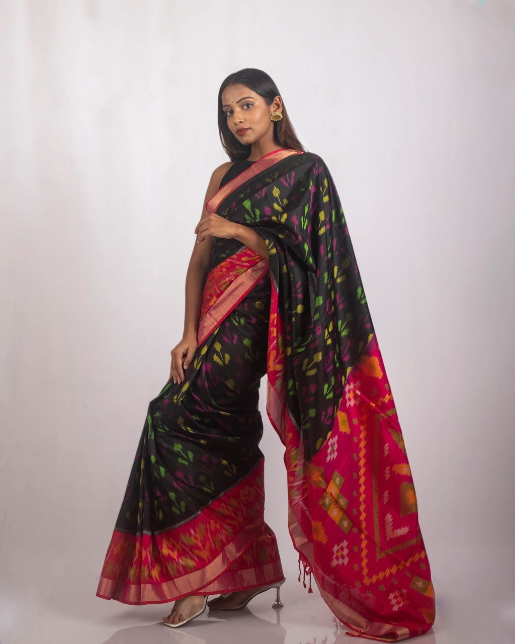 Noorangi Patola Silk Saree
