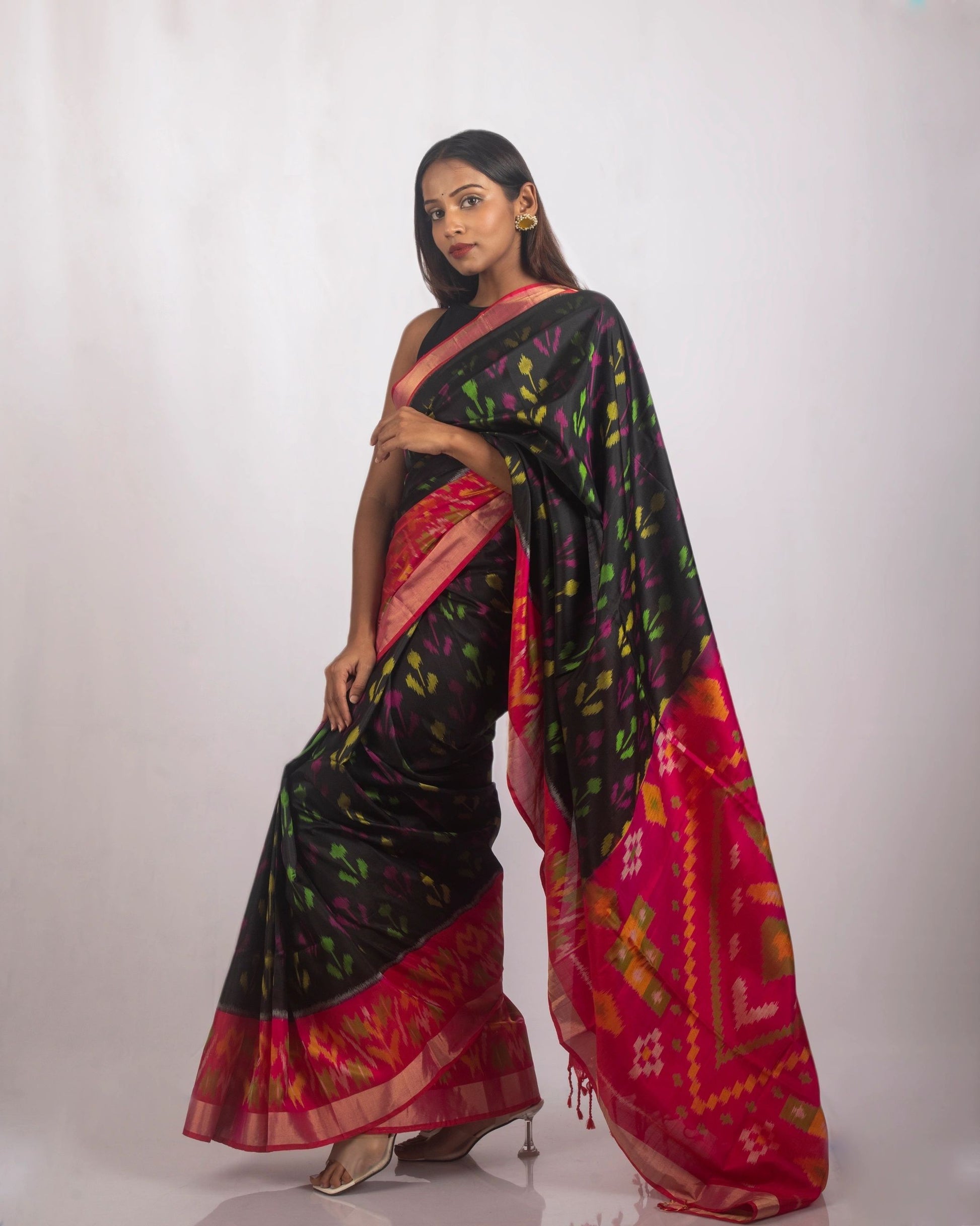 Noorangi Patola Silk Saree