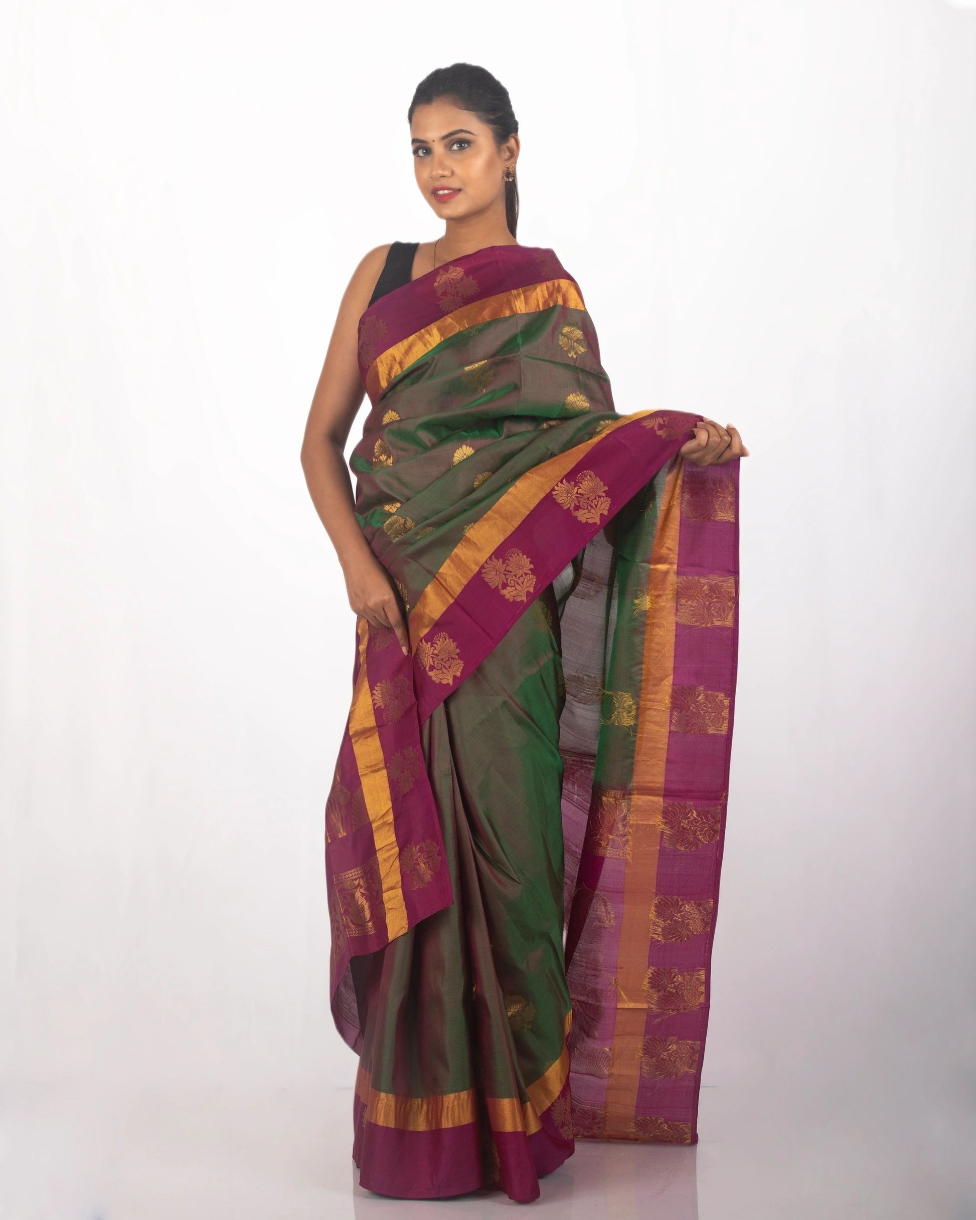Mehndi Green and Purple