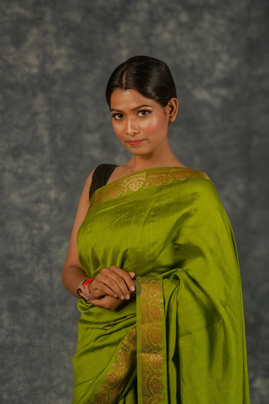 Green Tussar Silk