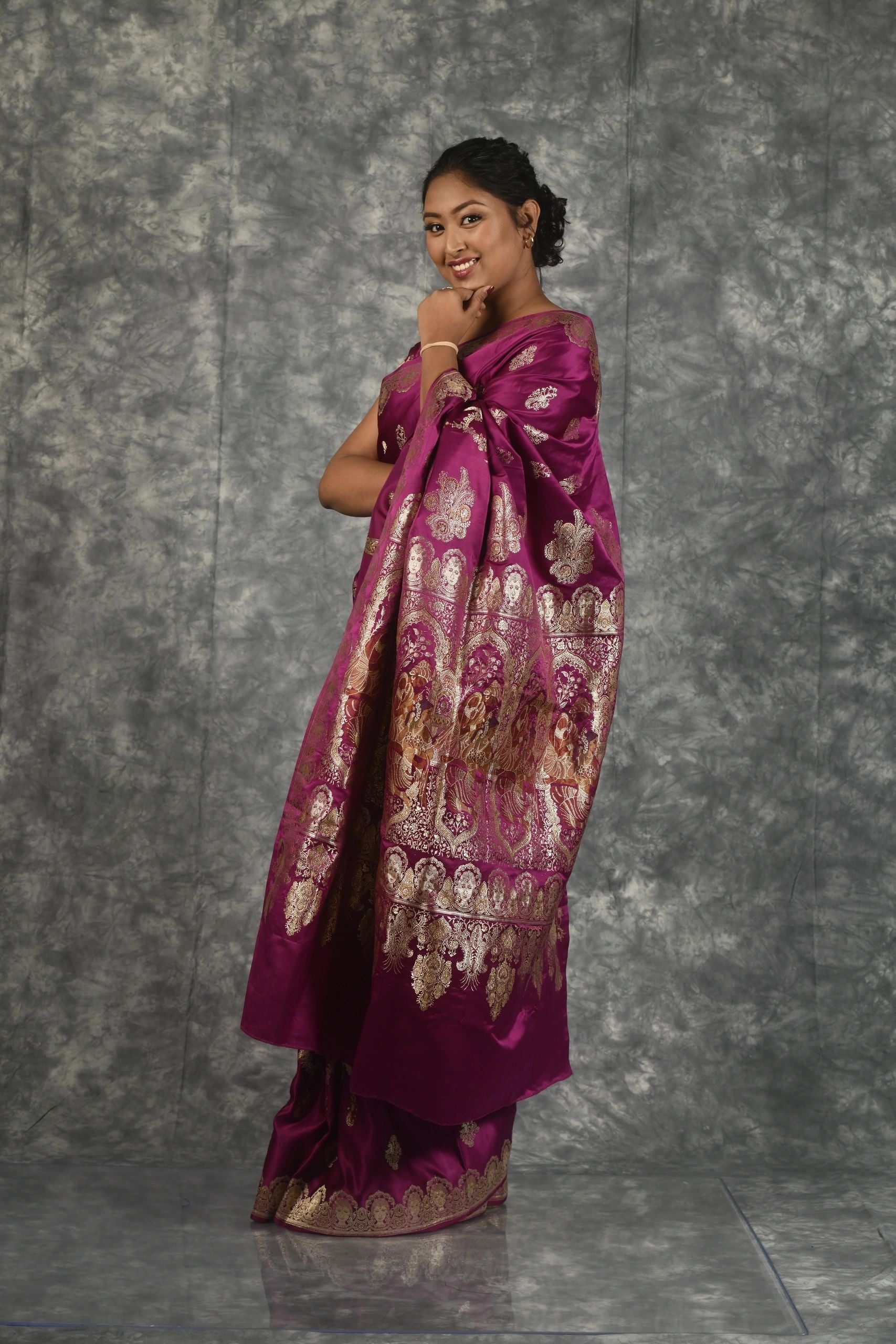 Vintage Royal Purple Handloom