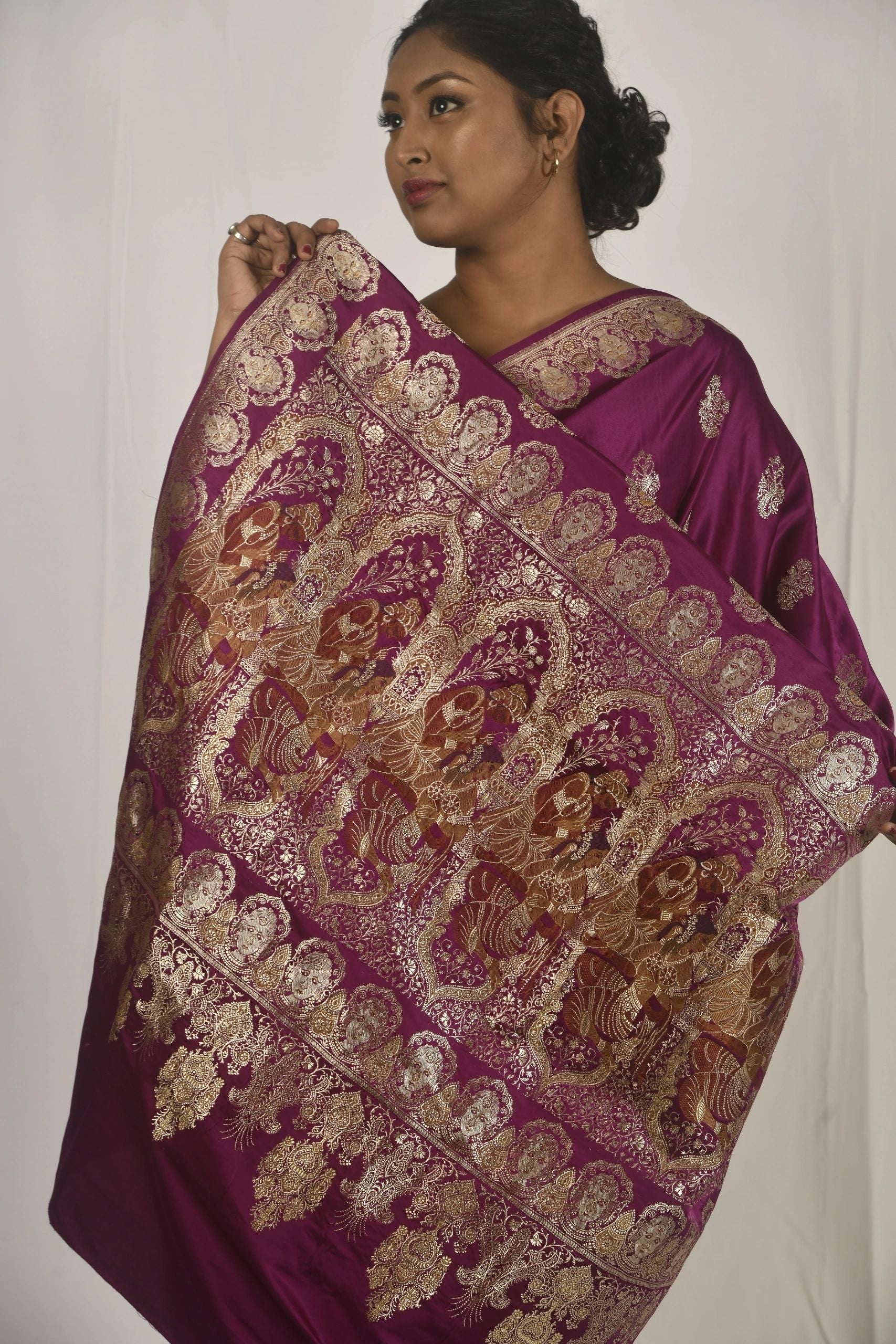 Vintage Royal Purple Handloom