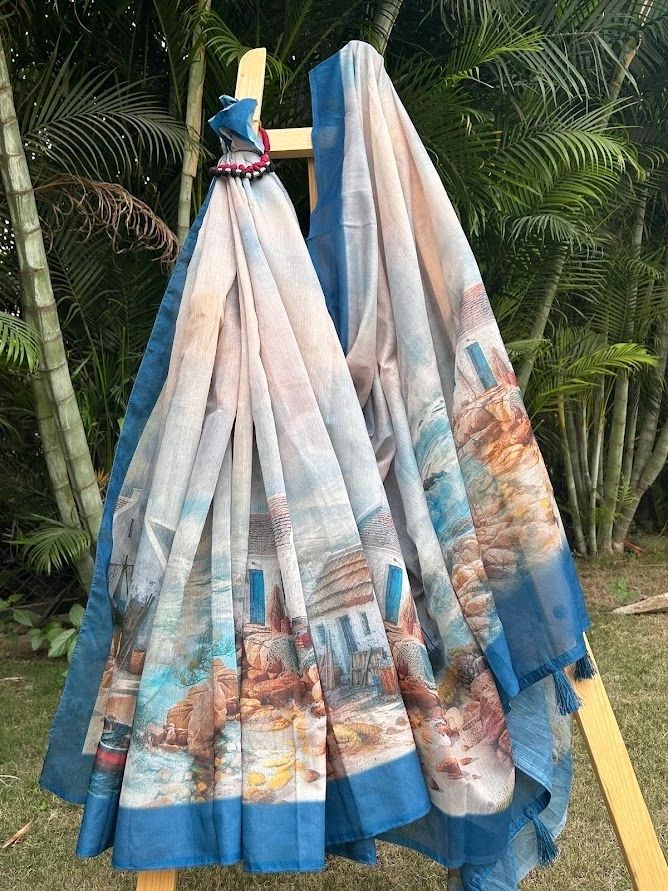 Straight out of the picture cotton saree