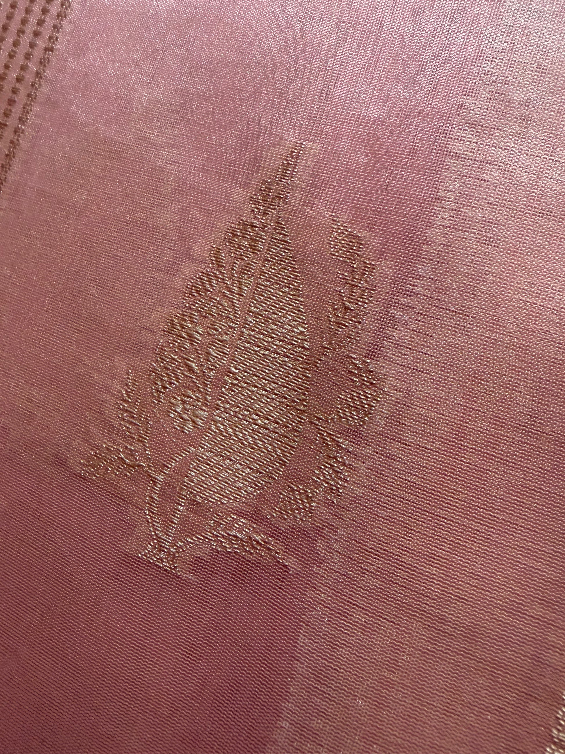 Soft Blush Pink Katan Silk Banarasi Saree — Handwoven in Varanasi